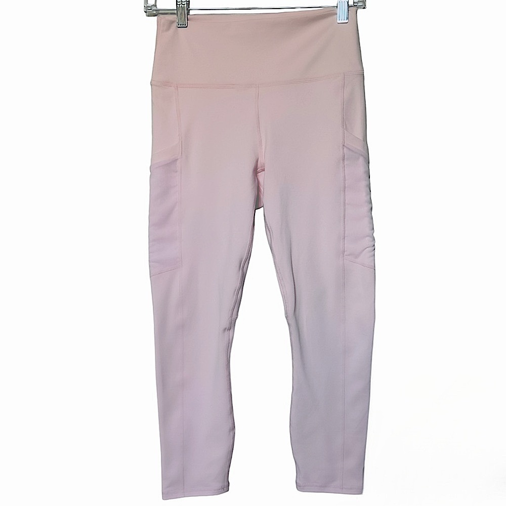 Fabletics Light Pink High Waisted Powerhold Athletic Leggings Size Medium